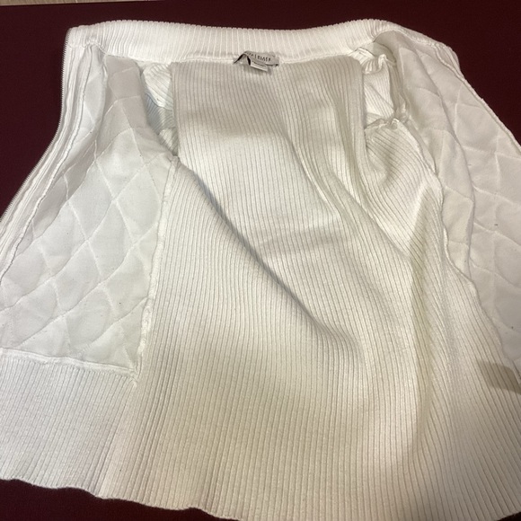 White House Black Market zip front sweater womens size small - Picture 11 of 11